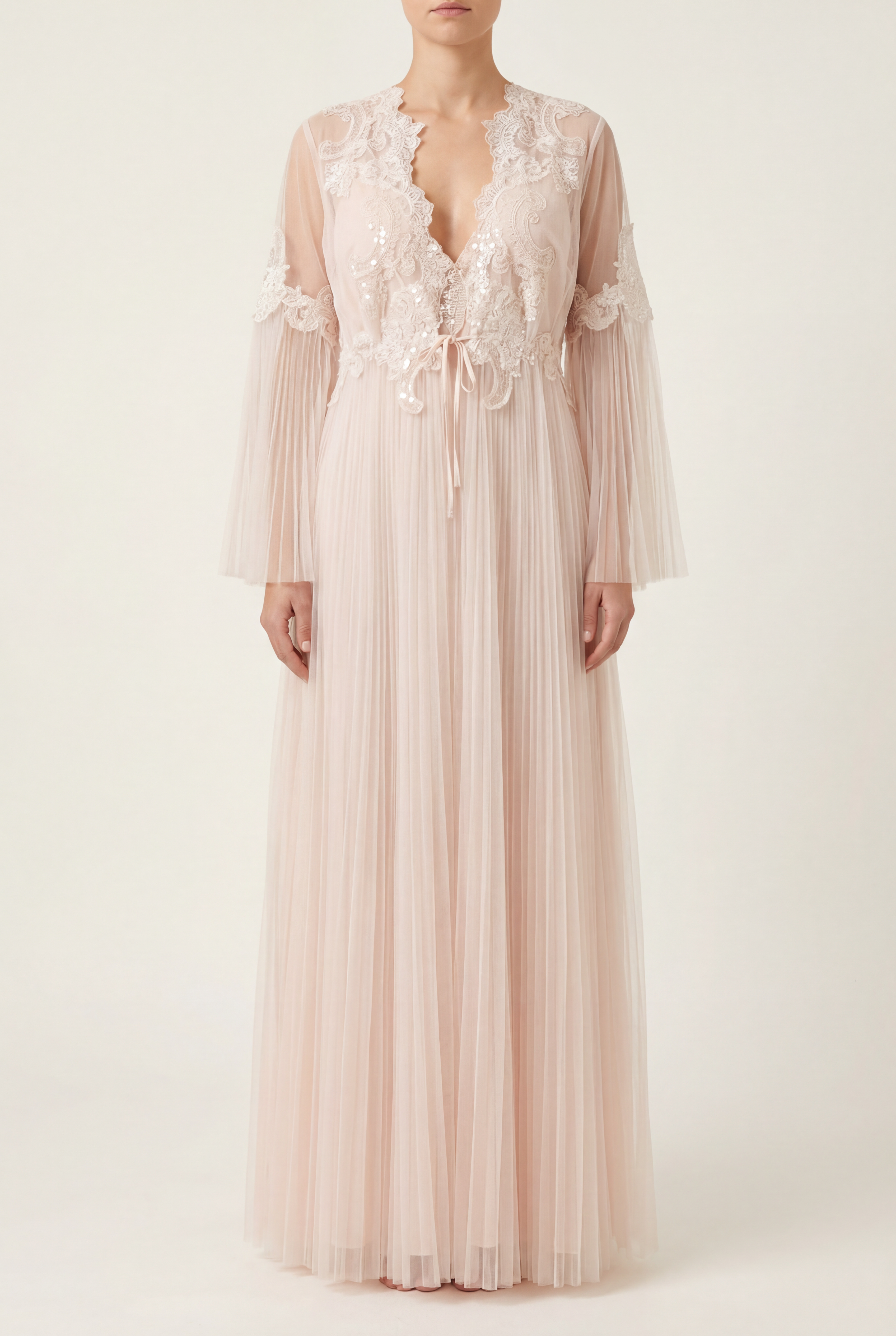 Celestia - Lace Tulle Nightgown