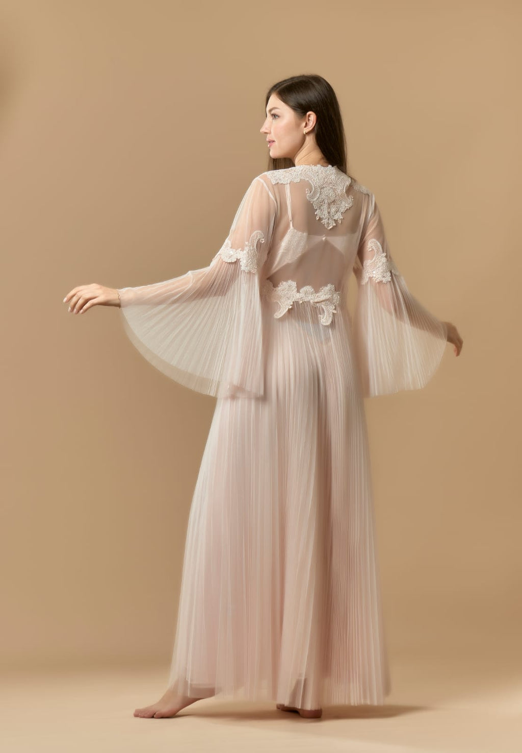 Celestia - Lace Tulle Nightgown