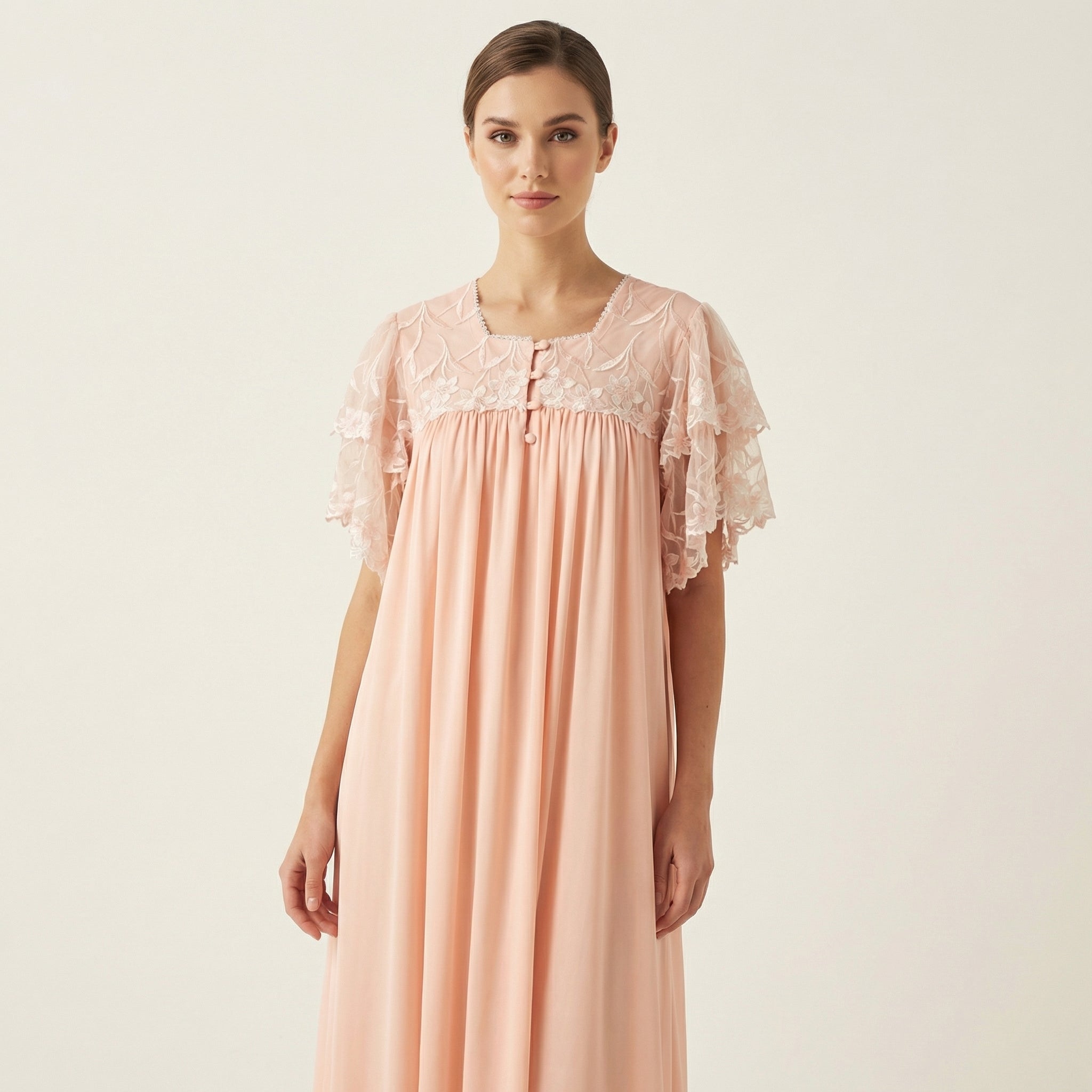 Poppy - A Satin Lace Nightdress