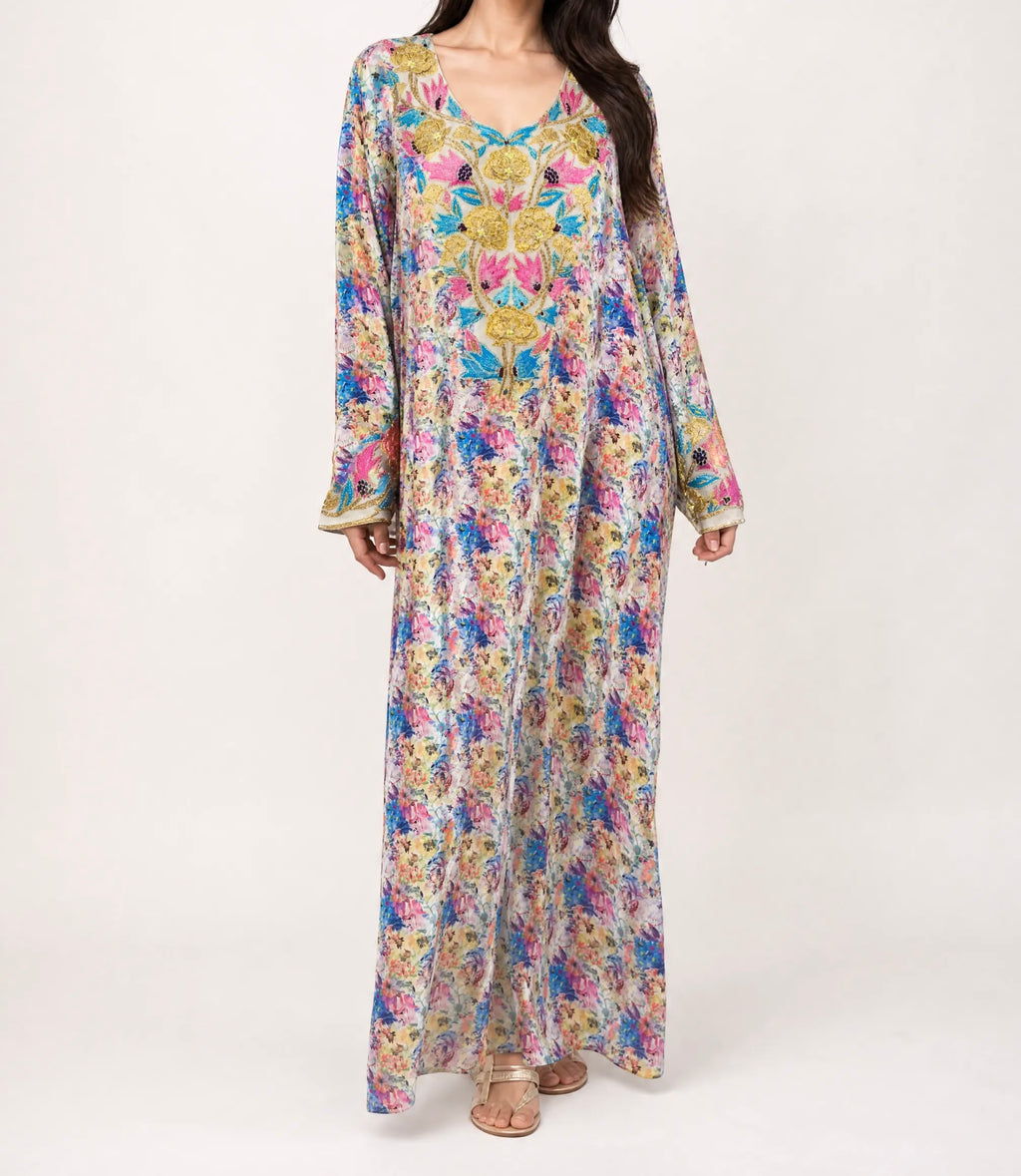Posie - Embroidered Jalabiya