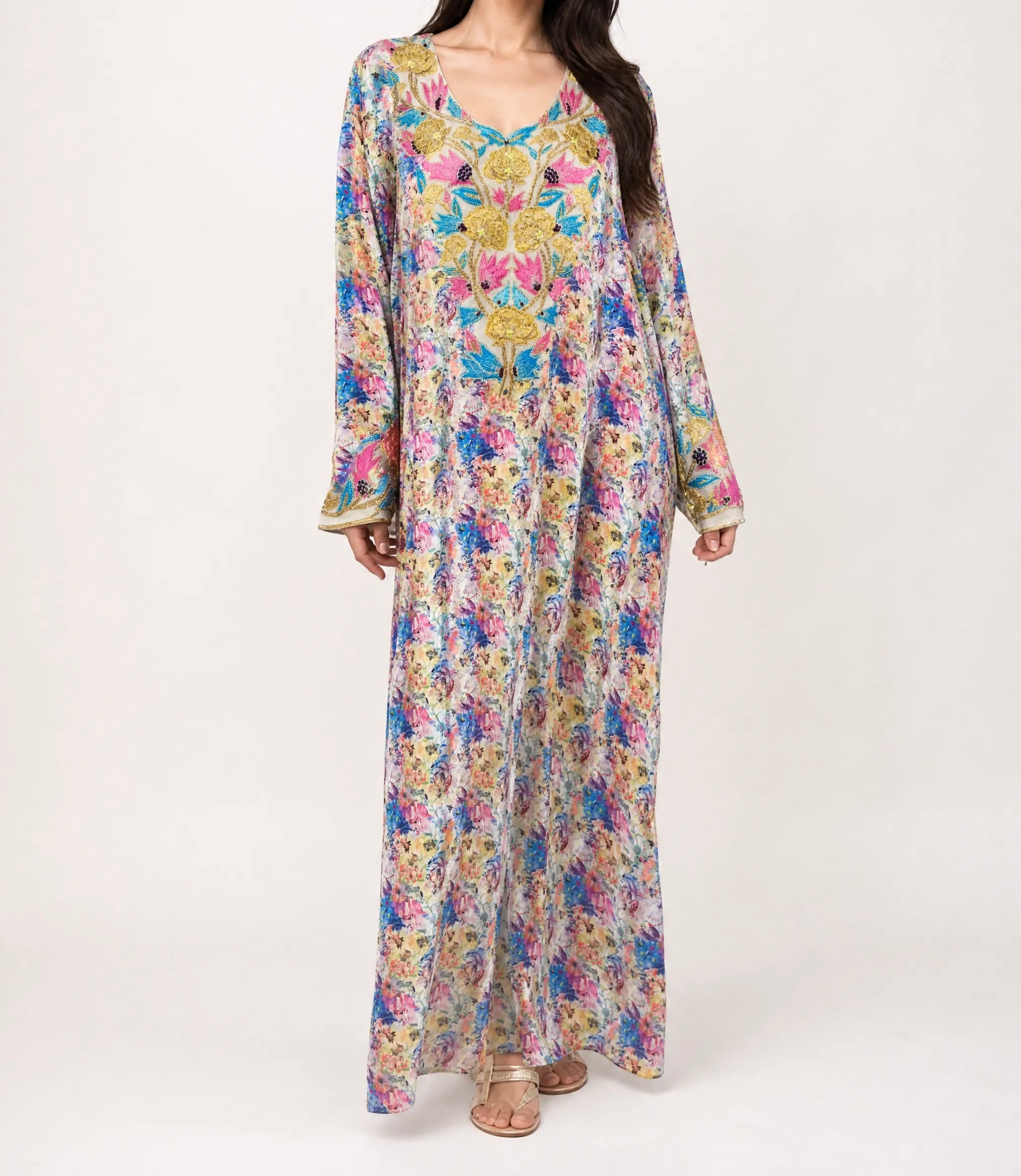 Posie - Embroidered Jalabiya