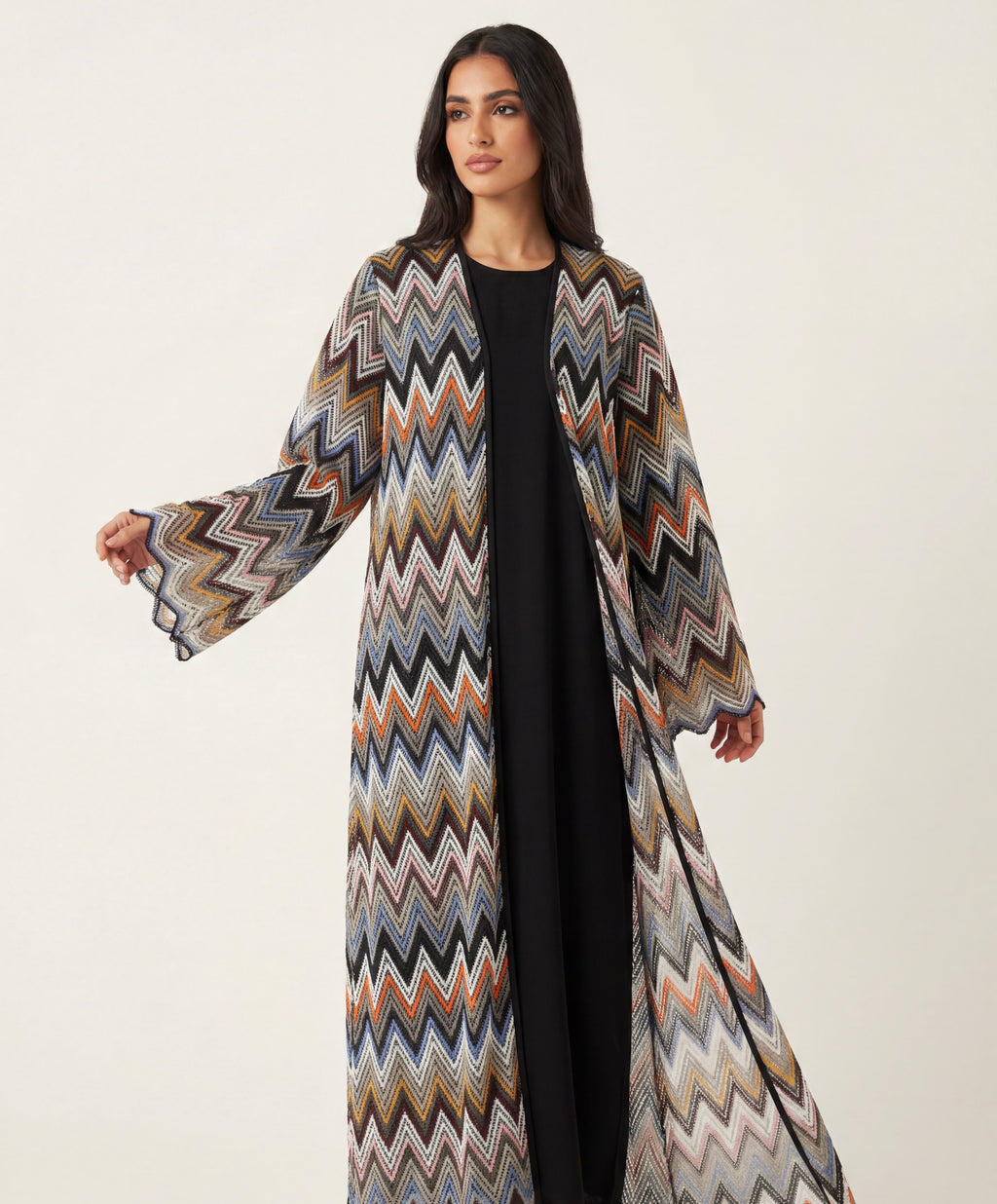 Janan - Multicolor crochet Abaya