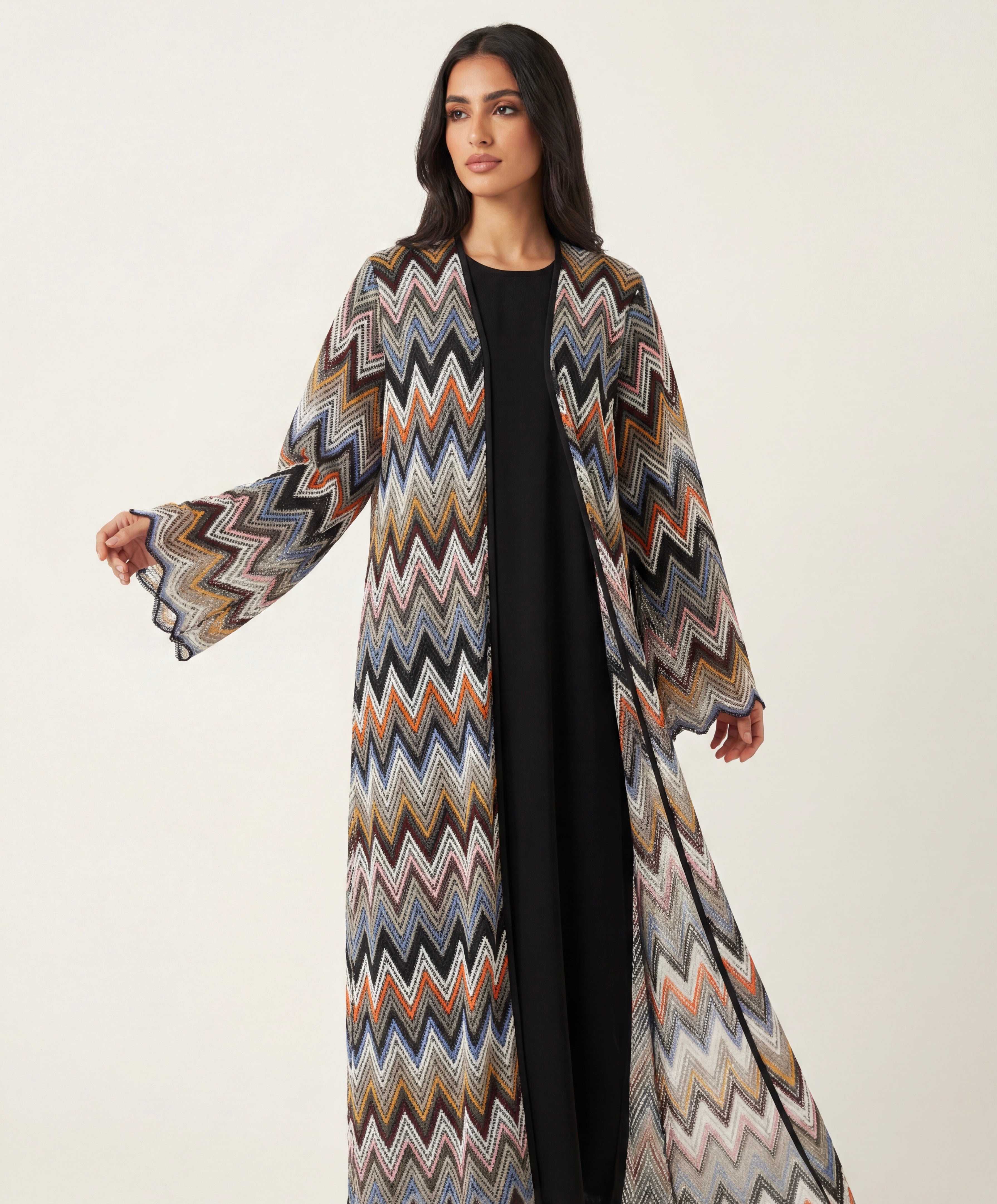 Janan - Multicolor crochet Abaya