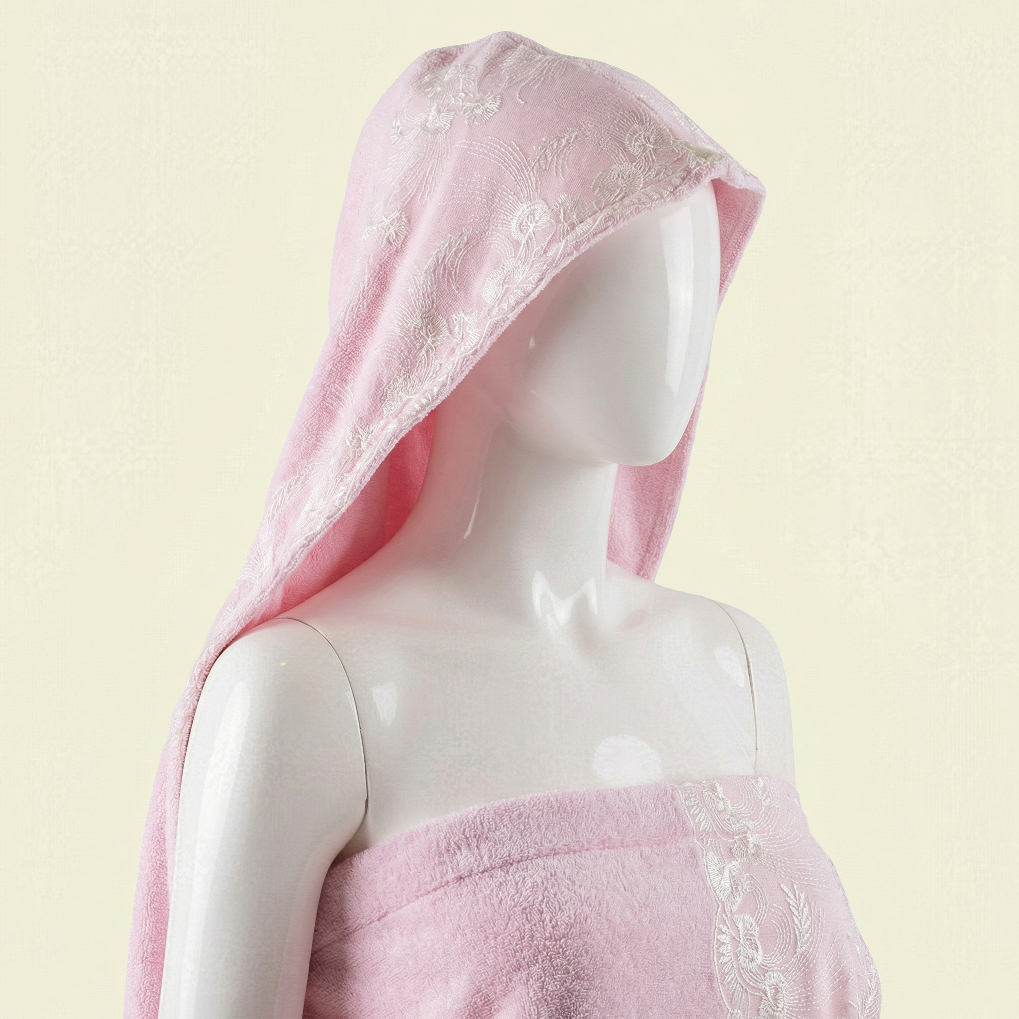 Cotton Bath Wrap and Hair Towel - Indigo