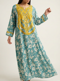 Cotton Jalabiya - Feverfew