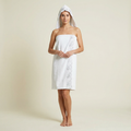 Cotton Bath Wrap and Hair Towel - Lunaria