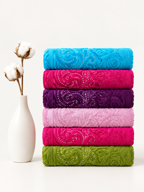6 Piece Face Towel Set - Zephyr