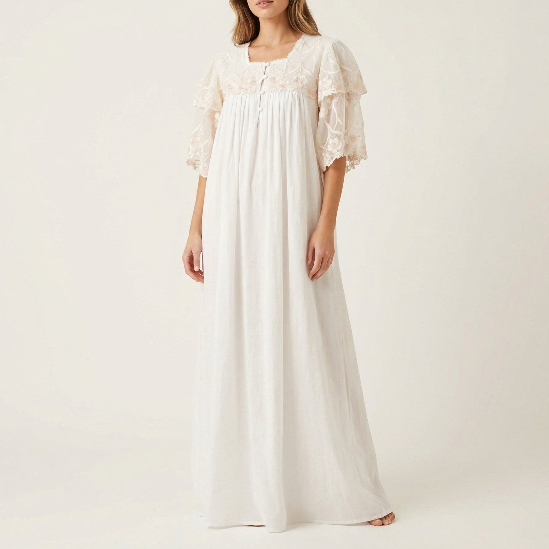 Poppy - A Satin Lace Nightdress