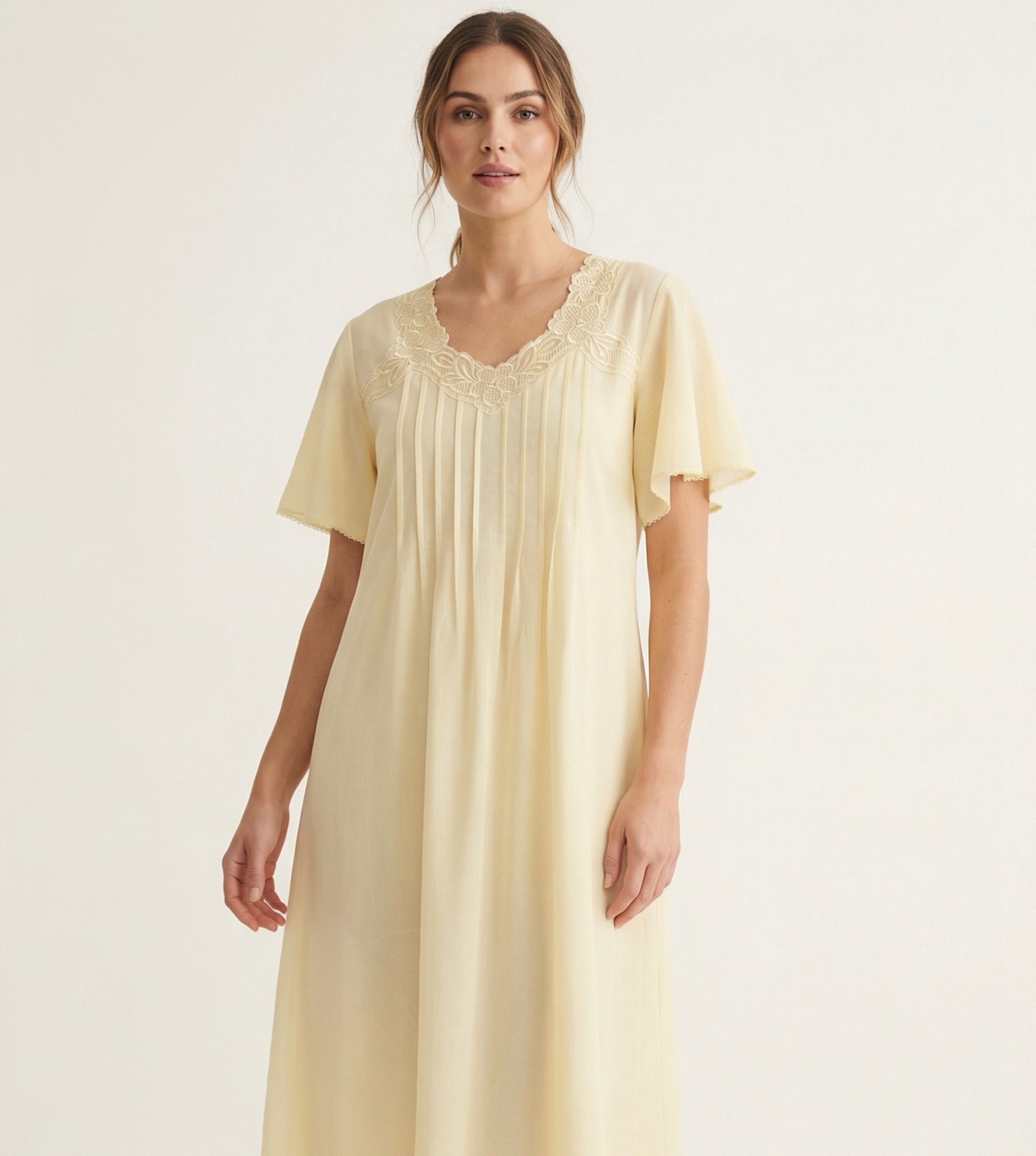 Fleur d'Étoile - Cotton Nightdress Midi