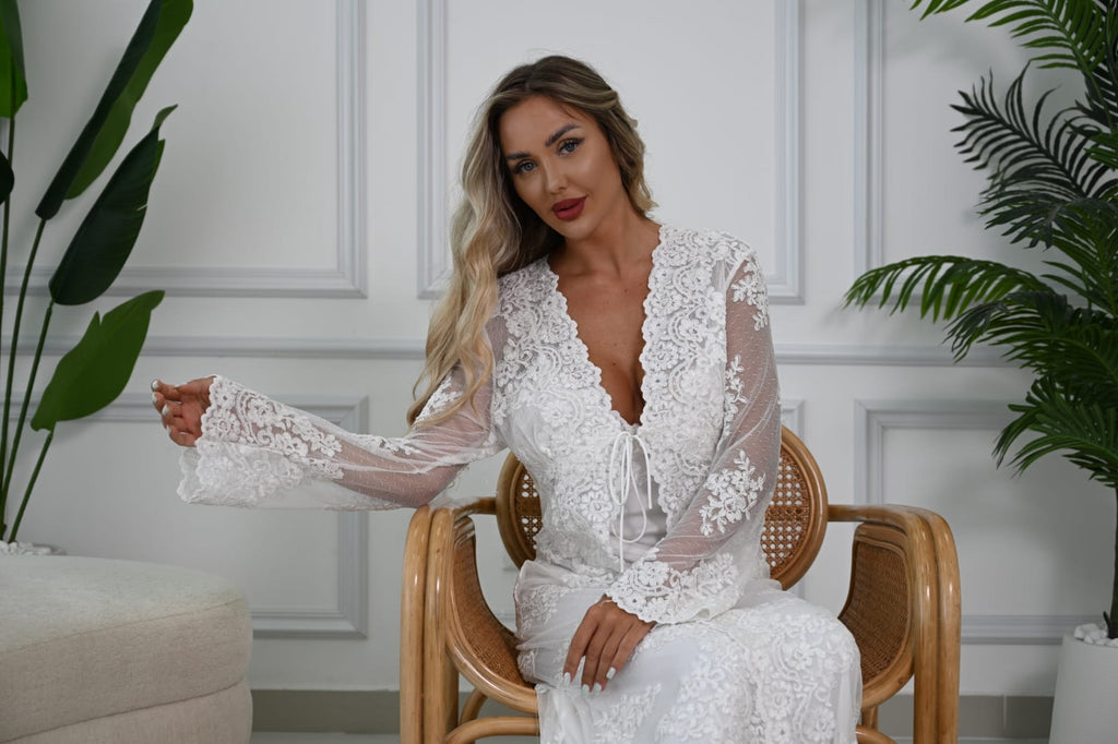Lace Double Layer NightDress