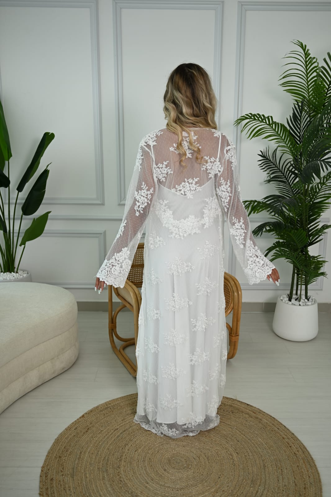 Lace Double Layer NightDress