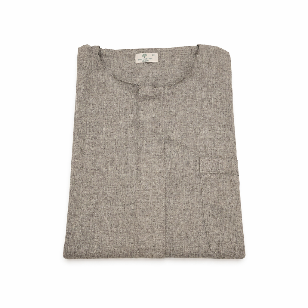 Cotton Men's Jalabiya - Sorrel