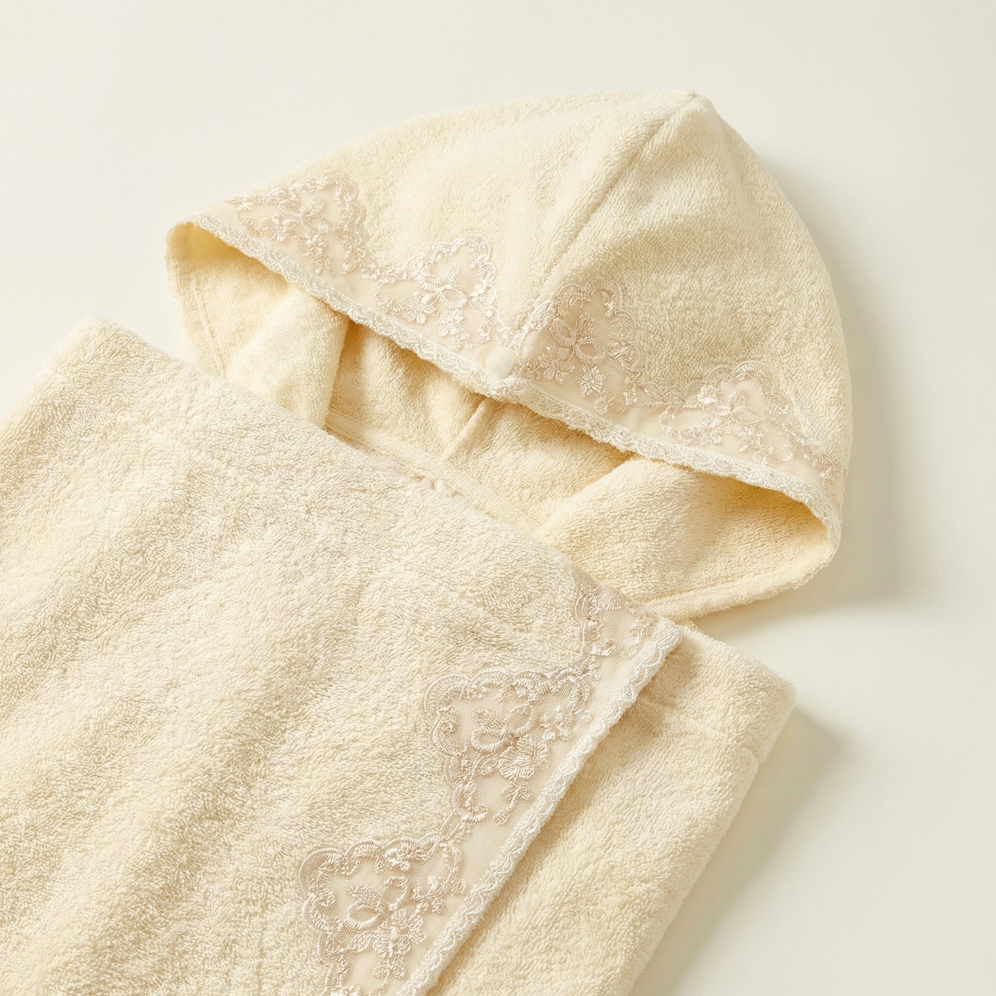 Cotton Bath Wrap and Hair Towel - Hydrangea