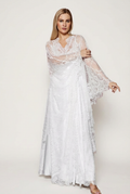 Satin Nightwear Set - Delphinium