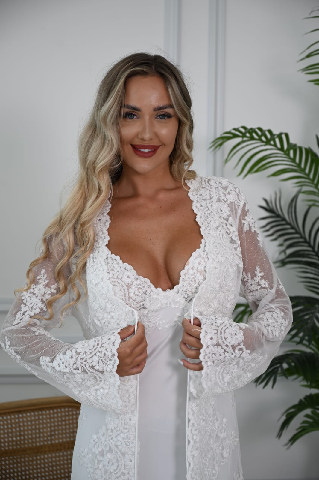 Lace Double Layer NightDress