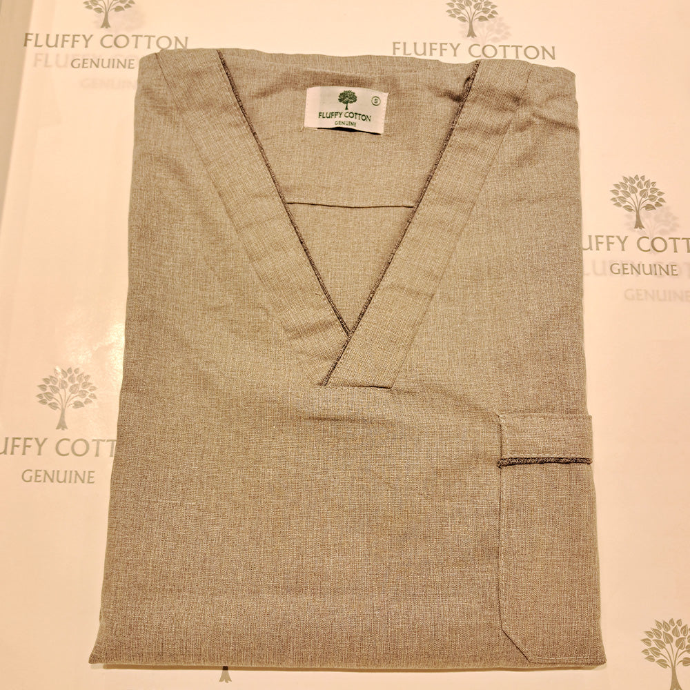 Cotton Men's Jalabiya - Oren