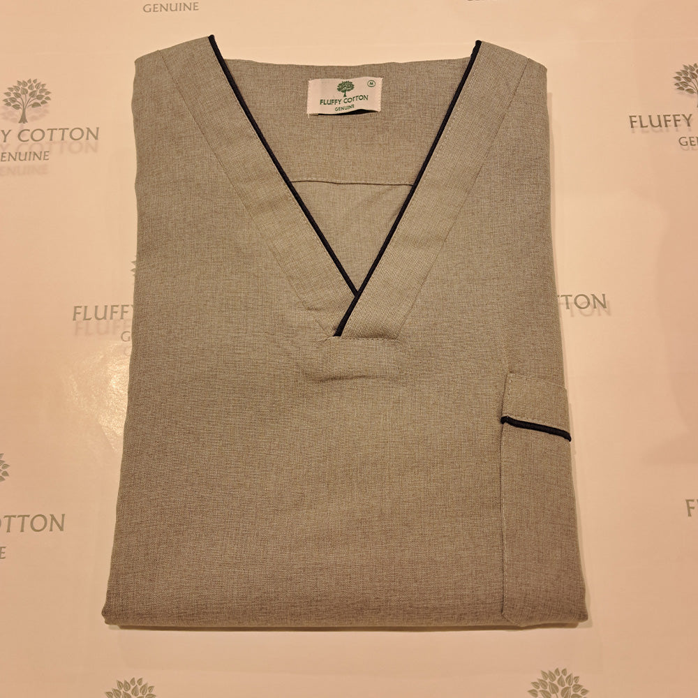 Cotton Men's Jalabiya - Oren