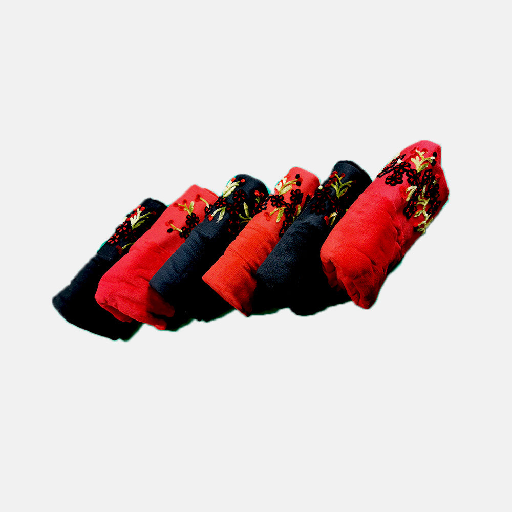 Face Towel Set- Scarlet