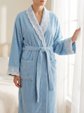 Cotton Bath Robe - Reed