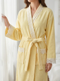 Cotton Bath Robe - Diascia