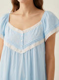 Cotton Maxi Nightdress - Odette