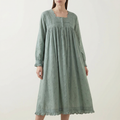 Floraison - cotton midi night dress