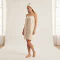 Cotton Bath Wrap and Hair Towel  - Phlox