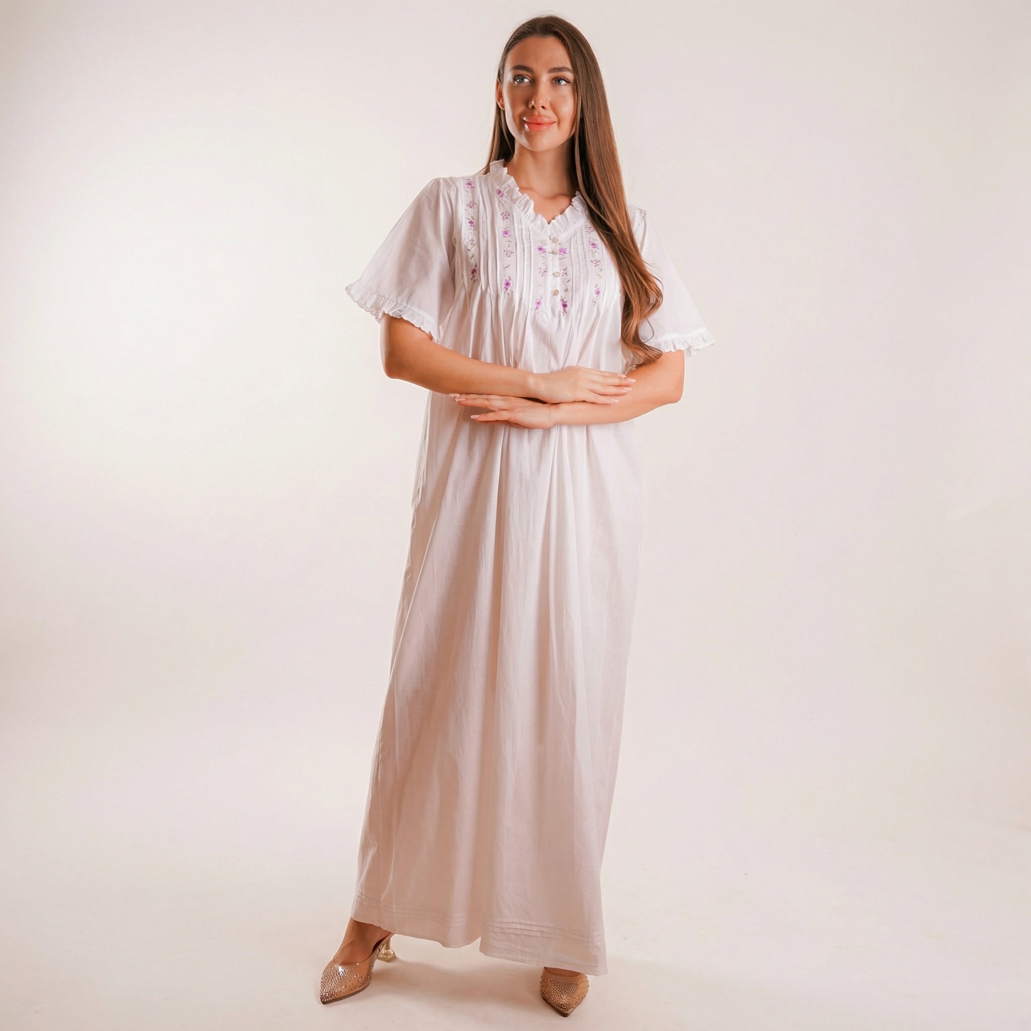 Cotton Nightwear - Gypsophila
