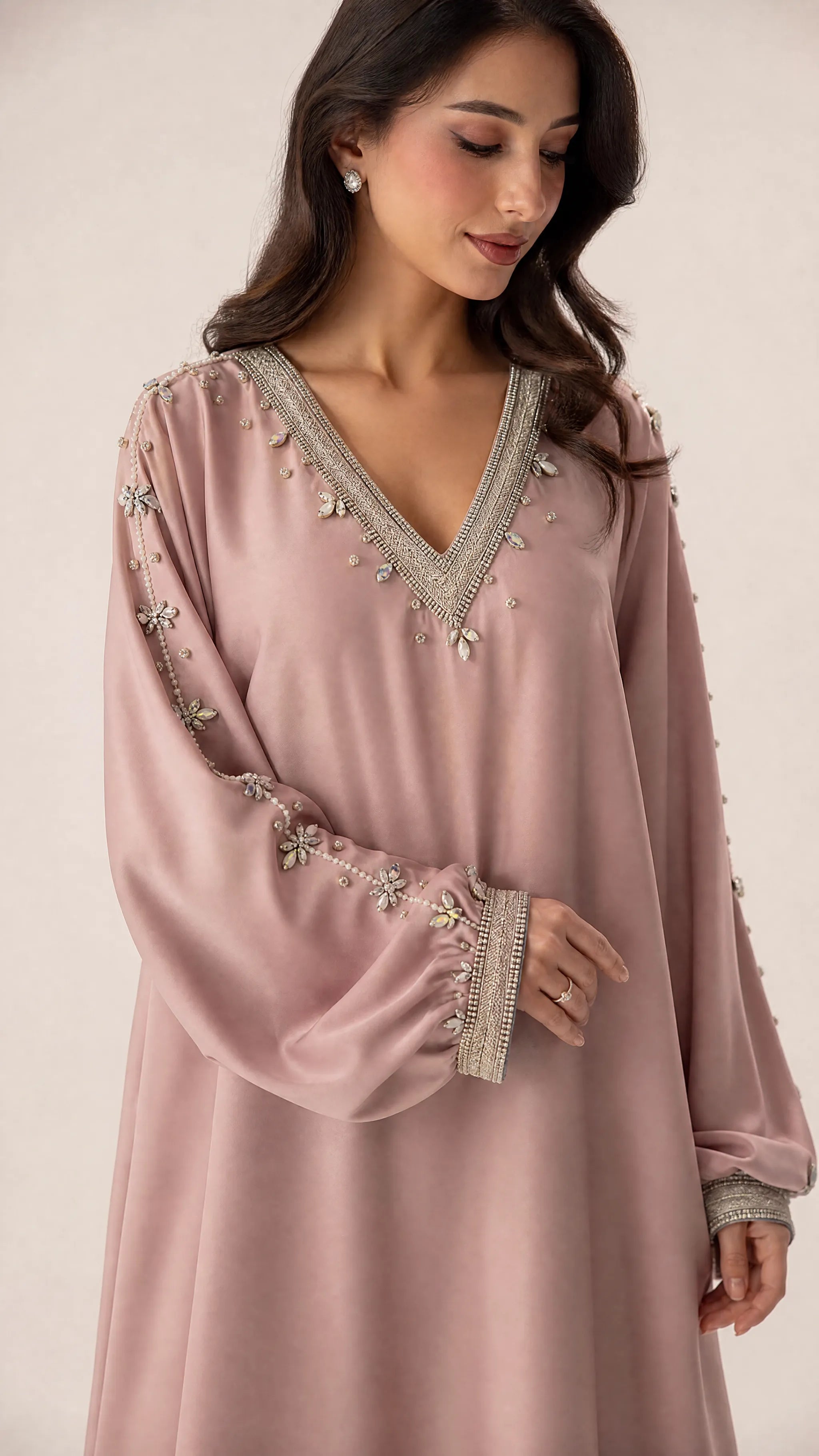 Monarda - Moroccan Silk Jalabiya