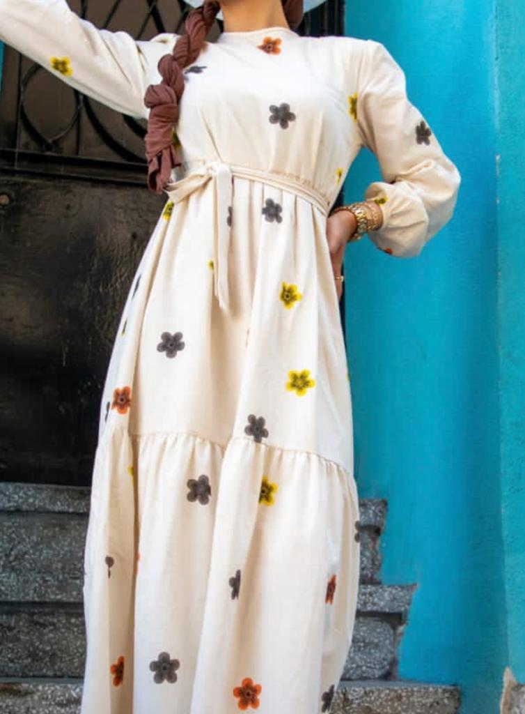 Cotton Women's Dress - Lilac