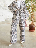 Cotton women’s suit – Periwinkle