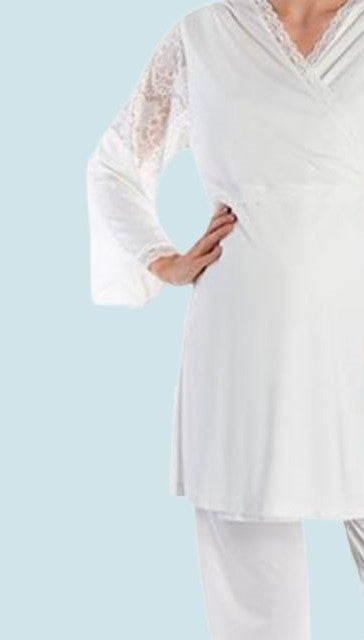 Viscose maternity pyjama - Valerian