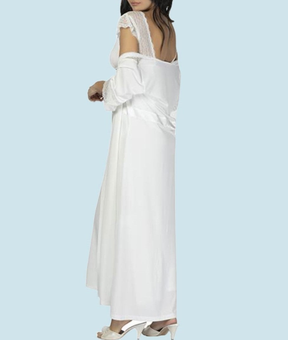 Viscose nightwear set - Gerbera