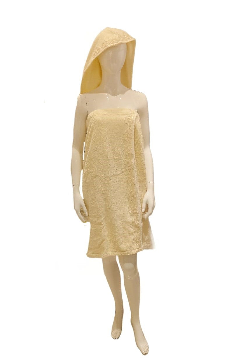 Cotton Bath Wrap and Hair Towel - Hydrangea