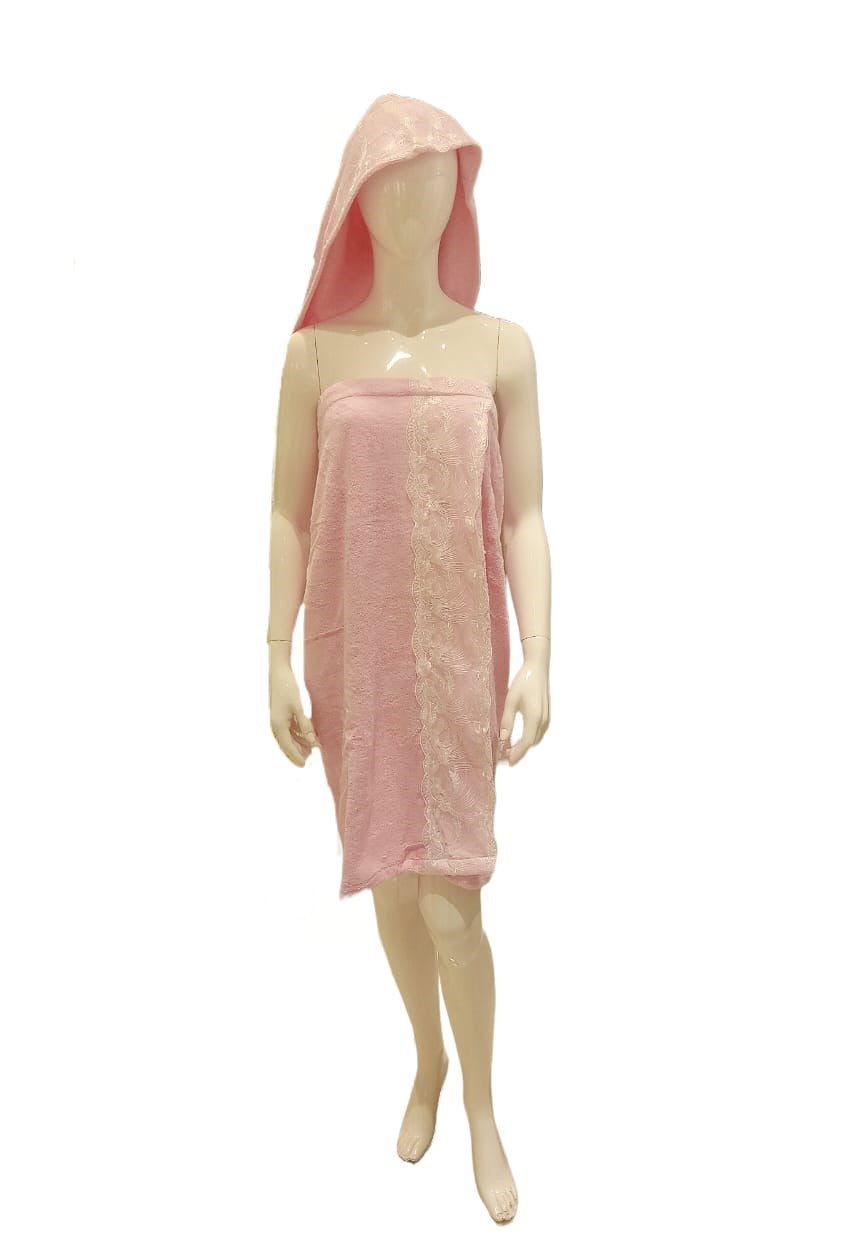Cotton Bath Wrap and Hair Towel - Indigo